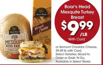 Ralphs Boar's Head Mesquite Turkey Breast offer