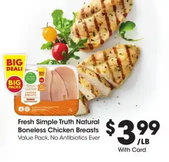 Ralphs Fresh Simple Truth Natural Boneless Chicken Breasts offer