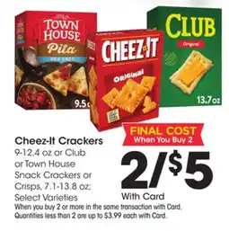 Ralphs Cheez-It Crackers offer