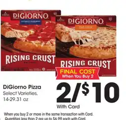 Ralphs DiGiorno Pizza offer