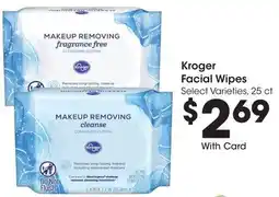 Ralphs Kroger Facial Wipes offer