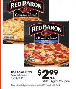 Ralphs Red Baron Pizza offer