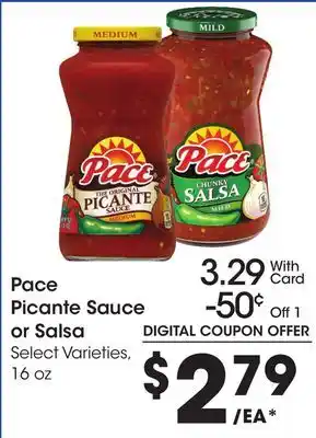 Ralphs Pace Picante Sauce or Salsa offer