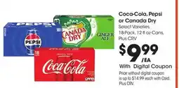 Ralphs Coca-Cola, Pepsi or Canada Dry offer