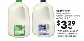 Ralphs Ralphs Milk offer