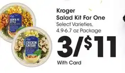 Ralphs Kroger Salad Kit For One offer