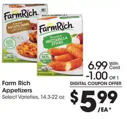 Ralphs Farm Rich Appetizers offer