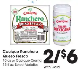 Ralphs Cacique Ranchero Queso Fresco offer