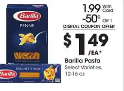 Ralphs Barilla Pasta offer