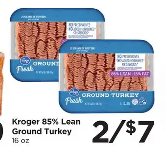 Food 4 Less Kroger 85% Lean Ground Turkey offer