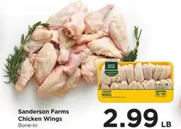 Food 4 Less Sanderson Farms Chicken Wings offer