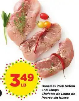 Food 4 Less Boneless Pork Sirloin End Chops offer