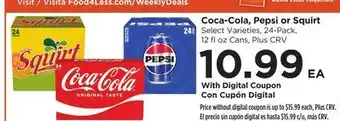 Food 4 Less Coca-Cola, Pepsi or Squirt offer