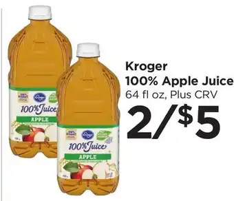 Food 4 Less Kroger 100% Apple Juice offer