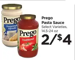 Food 4 Less Prego Pasta Sauce offer