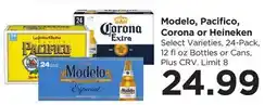 Food 4 Less Modelo, Pacifico, Corona or Heineken offer