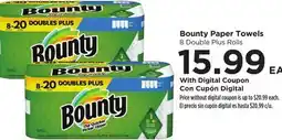 Food 4 Less Bounty Paper Towels offer