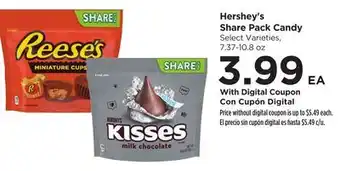 Food 4 Less Hershey's Share Pack Candy offer