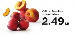 Food 4 Less Yellow Peaches or Nectarines offer