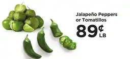 Food 4 Less Jalapeño Peppers or Tomatillos offer