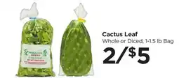 Food 4 Less Cactus Leaf offer