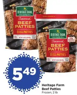 Food 4 Less Heritage Farm Beef Patties offer