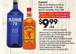 Ralphs Fireball offer