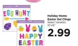 Food 4 Less Holiday Home Easter Gel Clings offer