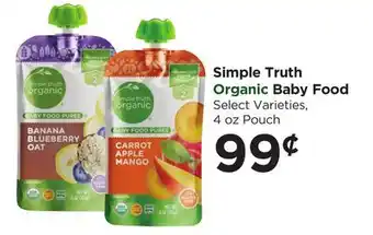 Food 4 Less Simple Truth Organic Baby Food offer