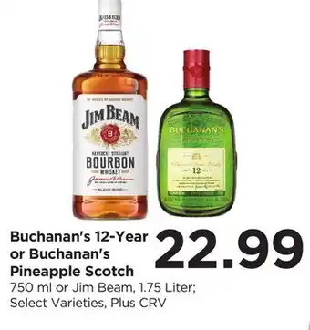 Food 4 Less Buchanan's 12-Year or Buchanan's Pineapple Scotch offer