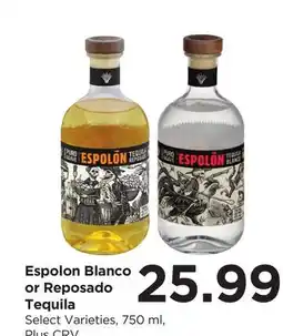 Food 4 Less Espolon Blanco or Reposado Tequila offer