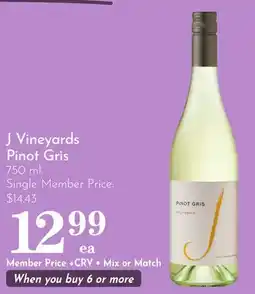 Pavilions J Vineyards Pinot Gris offer