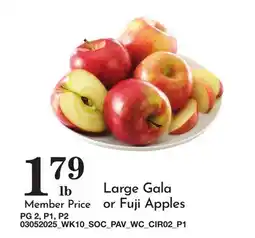 Pavilions Large Gala or Fuji Apples offer