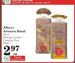 Pavilions Alfaro's Artesano Bread offer