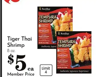 Pavilions Tiger Thai Shrimp offer