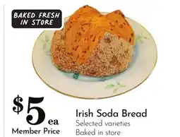 Pavilions Irish Soda Bread offer