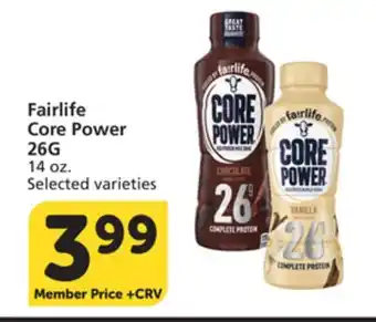 Vons Fairlife Core Power 26G offer