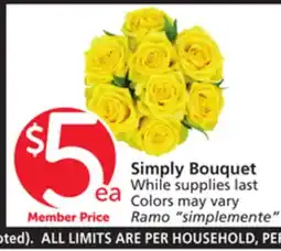 Vons Simply Bouquet offer