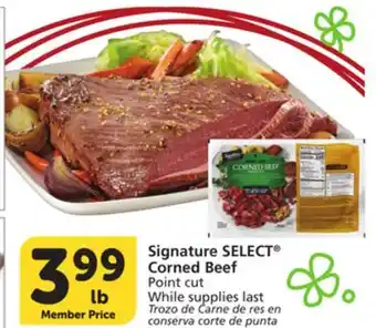 Vons Signature SELECT Corned Beef offer