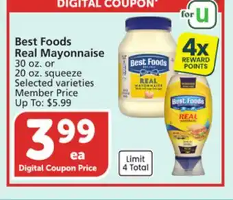 Vons Best Foods Real Mayonnaise offer