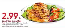 Stater Bros Fresh Boneless Skinless Chicken Breasts offer