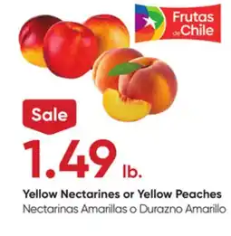 Stater Bros Yellow Nectarines or Yellow Peaches offer