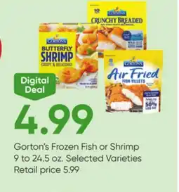 Stater Bros Gorton's Frozen Fish or Shrimp offer