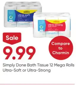 Stater Bros Simply Done Bath Tissue offer