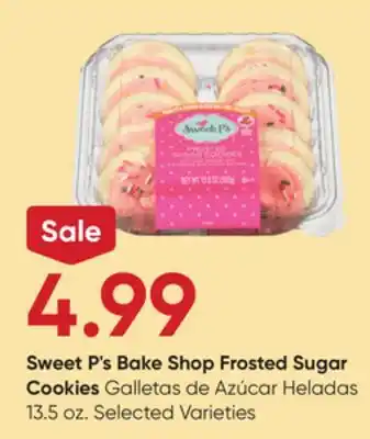 Stater Bros Sweet P's Bake Shop Frosted Sugar Cookies offer