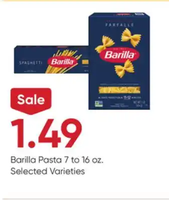 Stater Bros Barilla Pasta offer