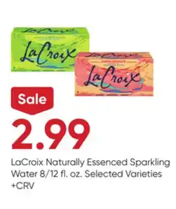 Stater Bros LaCroix Naturally Essenced Sparkling Water offer