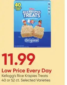 Stater Bros Kellogg's Rice Krispies Treats offer