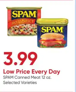 Stater Bros SPAM Canned Meat offer