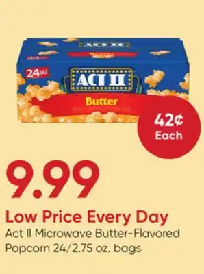 Stater Bros Act II Microwave Butter-Flavored Popcorn offer